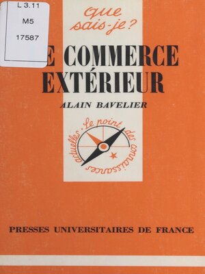 cover image of Le commerce extérieur